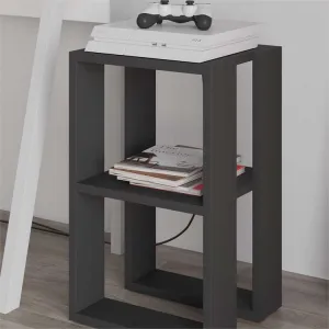 Nočný stolík Houseland Lonie antracitovo šedý