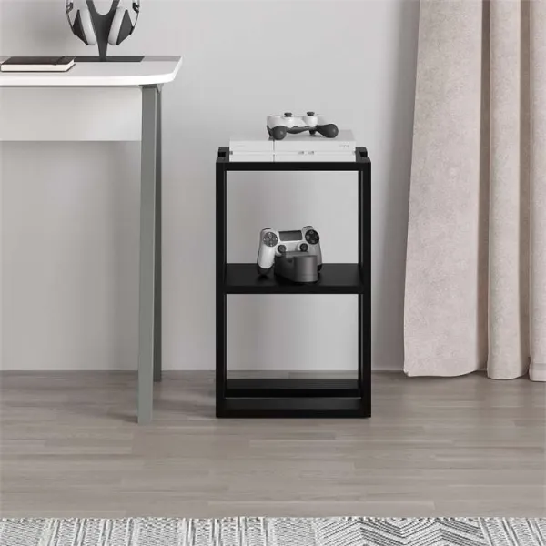Nočný stolík Houseland Lonie čierny