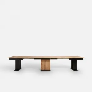 Szynaka Jedálenský rozkladací stôl Venetto 160/410 cm dub Craft zlatý/čierny