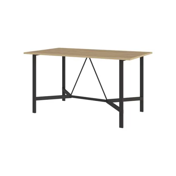 Jedálenský stôl Houseland Dalma 140 cm dub safírový