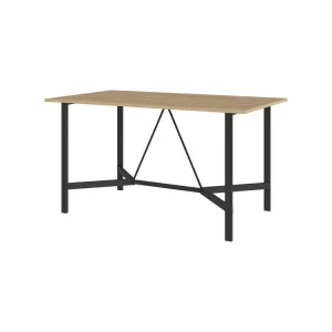 Jedálenský stôl Houseland Dalma 140 cm dub safírový