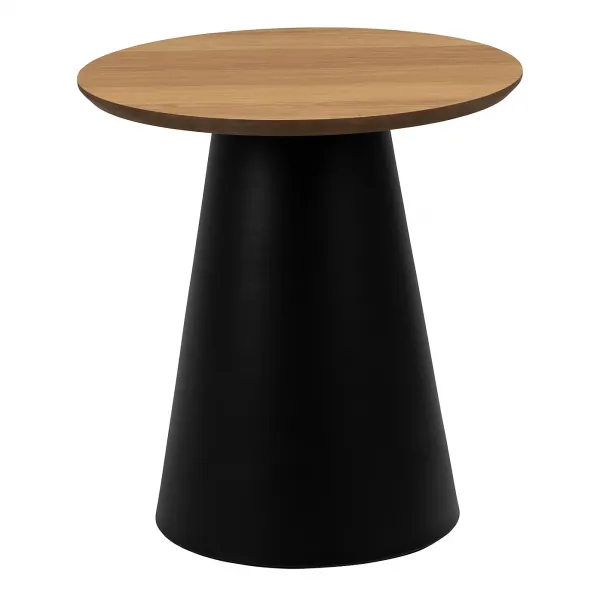 Actona Odkládací stolek Soli 45 cm černý/dub přírodní