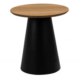 Actona Odkládací stolek Soli 45 cm černý/dub přírodní