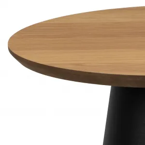 Actona Odkládací stolek Soli 45 cm černý/dub přírodní