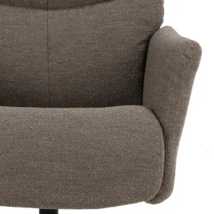 Actona Polohovacie kreslo s podnožkou London taupe