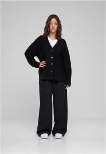 Women's knitted cardigan black