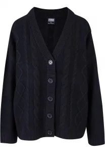 Women's knitted cardigan black