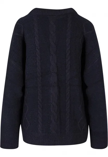 Women's knitted cardigan black