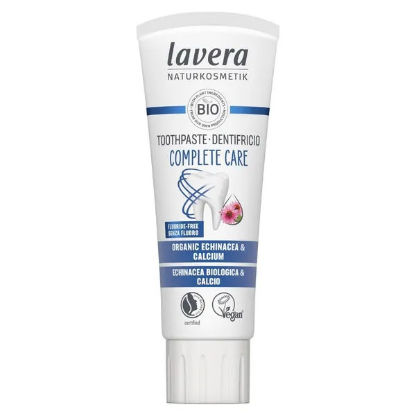 Lavera Complete Care posilňujúca zubná pasta bez fluóru 75 ml