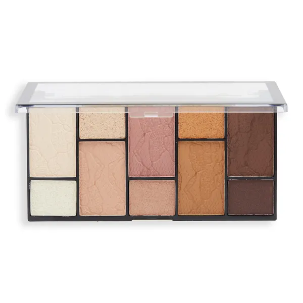 Makeup Revolution Reloaded paletka očných tieňov odtieň Neutral Charm 24,5 g