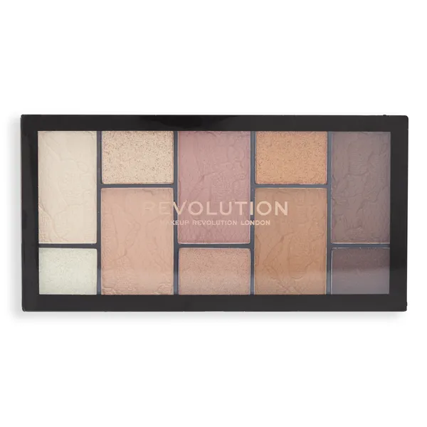 Makeup Revolution Reloaded paletka očných tieňov odtieň Neutral Charm 24,5 g