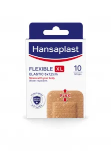 Hansaplast FLEXIBLE XL Elastic náplasť 5cm x 7,2cm, 10ks