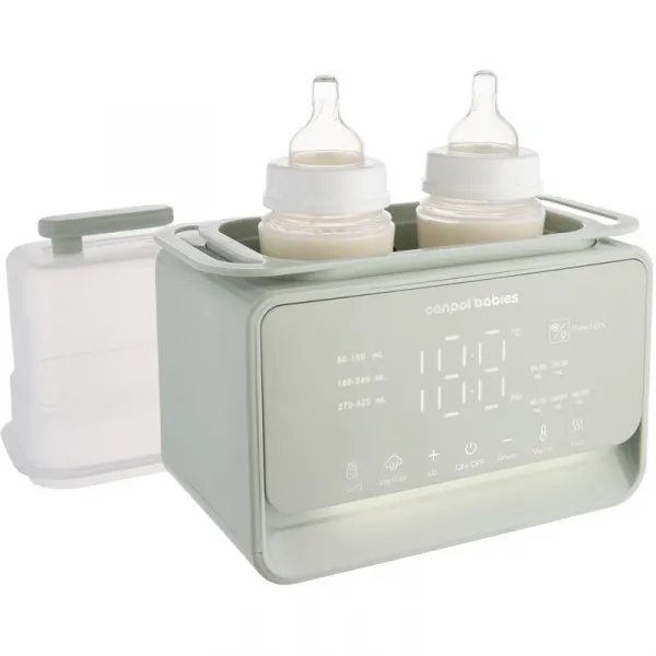 CANPOL BABIES Elektrický ohrievač a sterilizátor fliaš 7v1 double