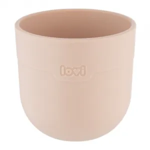 LOVI Tableware Set with Cup jedálenská sada Nude 3 ks
