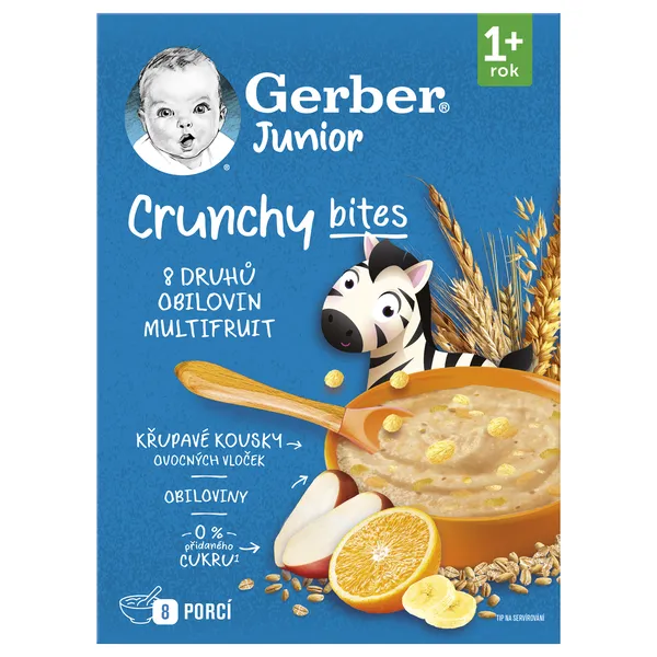 GERBER Junior nemliečna kaša ovocná 12m + 200 g