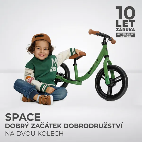KINDERKRAFT Odrážadlo Space Deep Light green