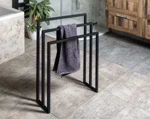 SAPHO - SKA Stojan na uteráky, 550x800x200, čierna mat SKA303