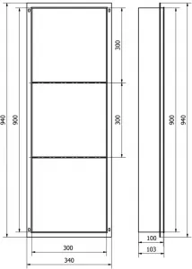 Mexen X-Wall 1971903010S