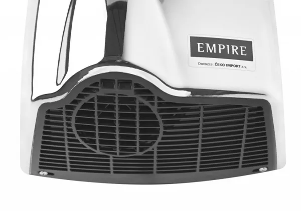SAPHO - EMPIRE U-NIK AUTOMATIC bezdotykový tryskový sušič rúk 230 V, 1850 W, 262x305x165, ABS plast, biela 2811