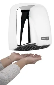 SAPHO - EMPIRE U-NIK AUTOMATIC bezdotykový tryskový sušič rúk 230 V, 1850 W, 262x305x165, ABS plast, biela 2811