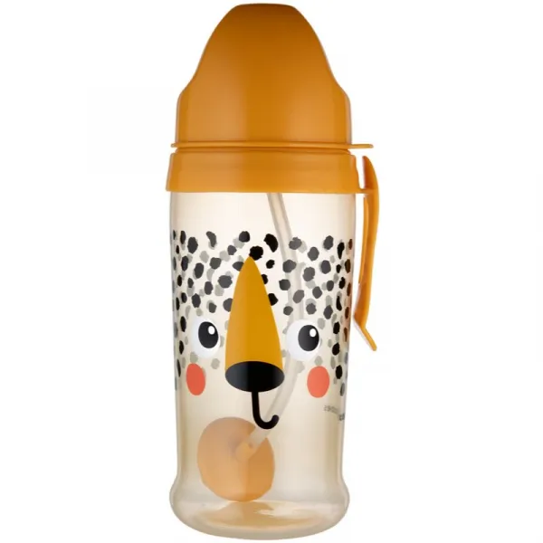 Canpol babies BabiesBoo Sport Cup športová fľaša s rúrkou so závažím Gepard 350 ml