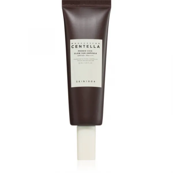 SKIN1004 Madagascar Centella Probio-Cica Glow Sun Ampoule ochranné sérum pre obnovu kožnej bariéry SPF 50+ 50 ml