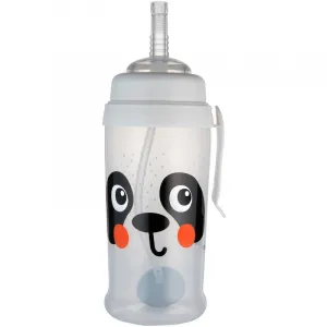 Canpol babies BabiesBoo Sport Cup športová fľaša s rúrkou so závažím Panda 350 ml