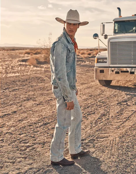 WRANGLER Pánske džínsy  13MWZ BLEACH 112358498 Veľkosť: 32/32