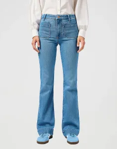 WRANGLER Dámske džínsy  FLARE VELVET SKY 112362360 Veľkosť: 33/32