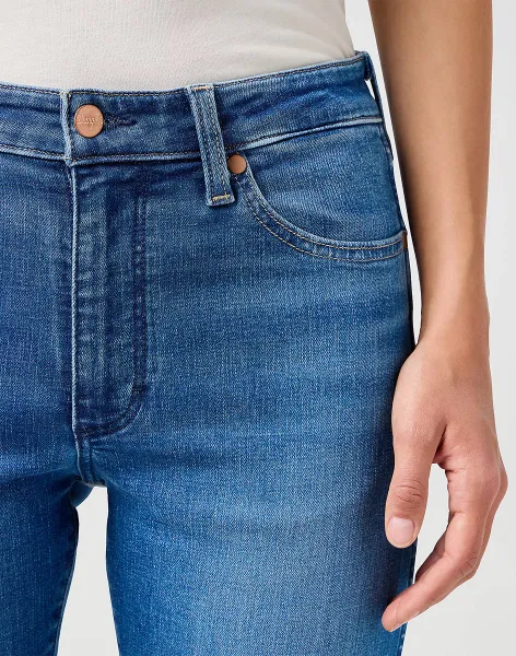 WRANGLER Dámske džínsy  SIENNA REBEL BLUE 112362641 Veľkosť: 29/30