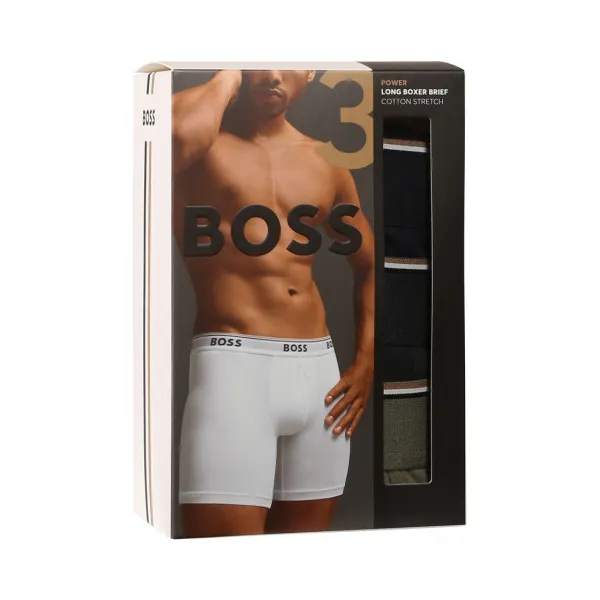 3PACK pánske boxerky BOSS viacfarebné (50538142 989) M, trenky