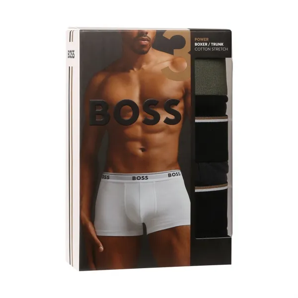 3PACK pánske boxerky BOSS viacfarebné (50531684 986) M, trenky