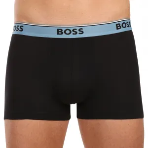 3PACK pánske boxerky BOSS čierné (50531684 983) M, trenky
