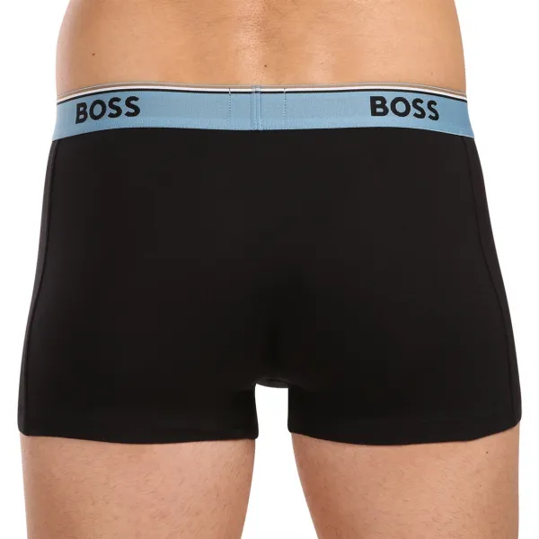 3PACK pánske boxerky BOSS čierné (50531684 983) M, trenky