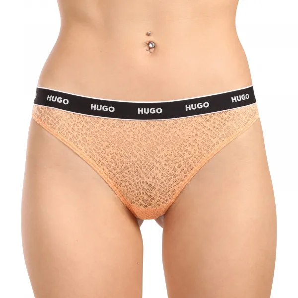 3PACK dámska tangá HUGO viacfarebné (50535265 960) M