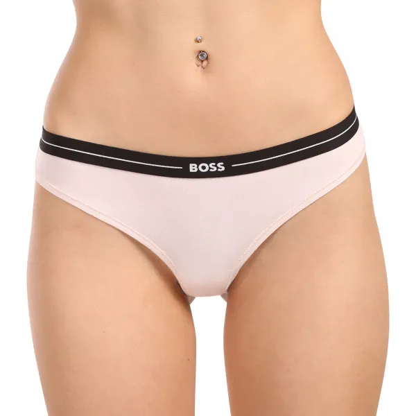 3PACK dámske tangá BOSS viacfarebné (50510030 962) M