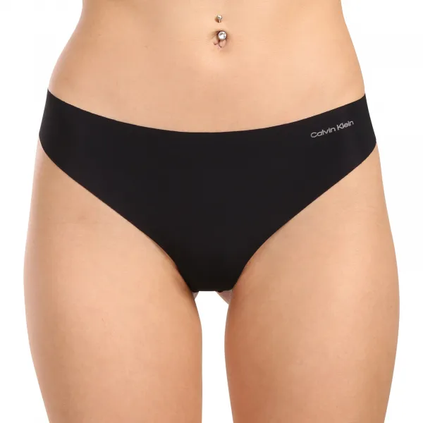 3PACK dámske tangá Calvin Klein bezšvová viacfarebná (QD3558E-WAO) M