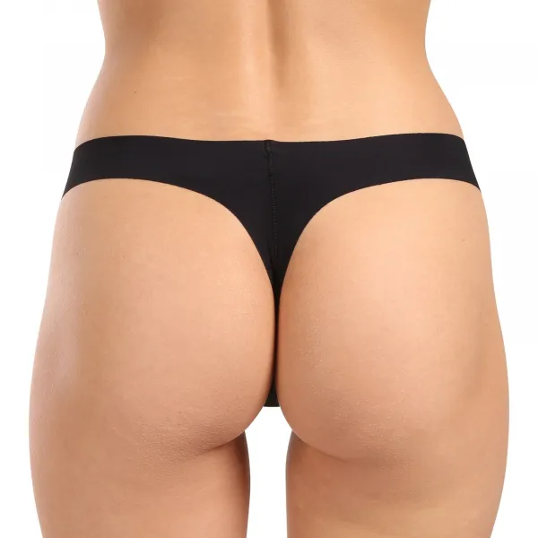 3PACK dámske tangá Calvin Klein bezšvová viacfarebná (QD3558E-WAO) M