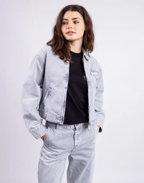 Carhartt WIP Emery Jacket W "Black Chalk Wash" (I035570-00E5F)