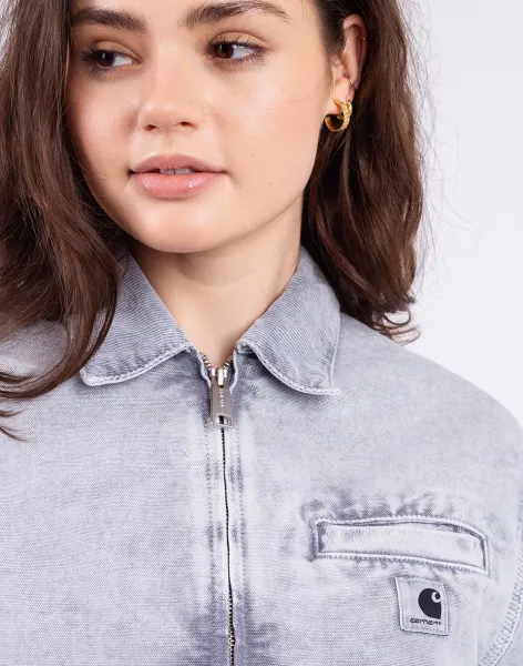 Carhartt WIP Emery Jacket W "Black Chalk Wash" (I035570-00E5F)