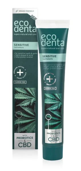 Ecodenta Sensitive CBD bioaktívna zubná pasta s CBD 100 ml