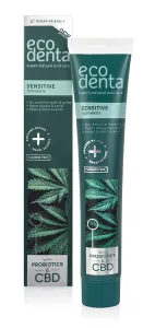 Ecodenta Sensitive CBD bioaktívna zubná pasta s CBD 100 ml