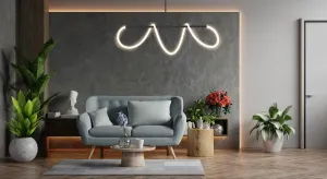 TooLight Stropné LED svietidlo Morko čierne