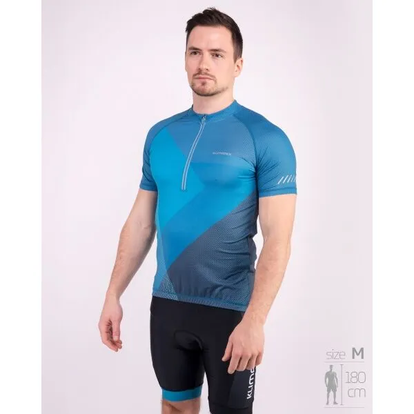 Klimatex JARIX Pánsky cyklistický dres s krátkym rukávom, modrá, veľkosť