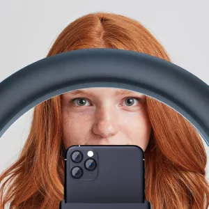 MG Selfie Ring Fill kruhové LED svetlo 13'' + statív, čierne (P8573)