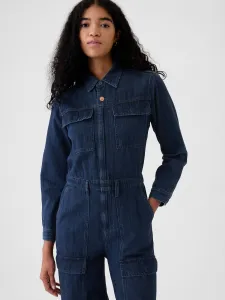 GAP Denim cargo jumpsuit Utility - Women's