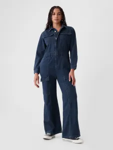 GAP Denim cargo jumpsuit Utility - Women's