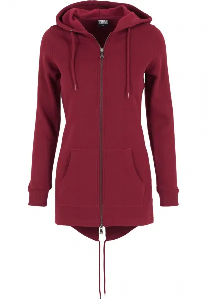 Dámsky Sweat Parka Burgundsko