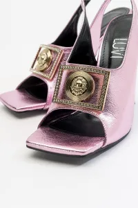 LuviShoes Olney Pink Women's Heels Shoes