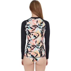 Dámske tričko na kúpanie FUNDANGO Joyce Long Sleeve Rashguard-519-jungle
